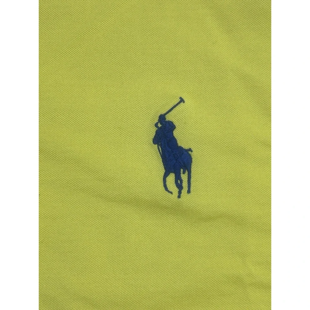 Polo By Ralph Lauren Men's Yellow  Pima Soft Cotton Polo Shirt XL Golf Preppy‎